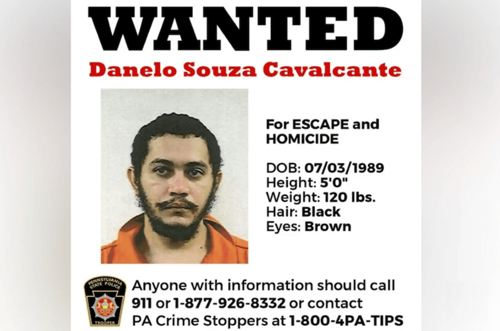 Danelo Souza Cavalcante wanted poster