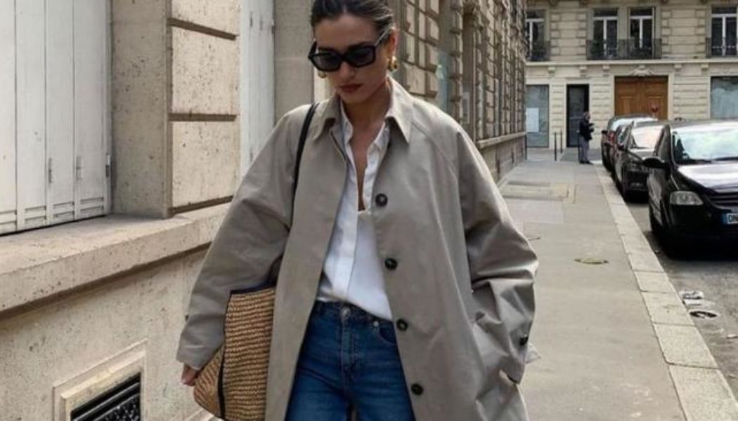 People in Paris and London Are Now Wearing Trench Coats in This Fresh New Colour