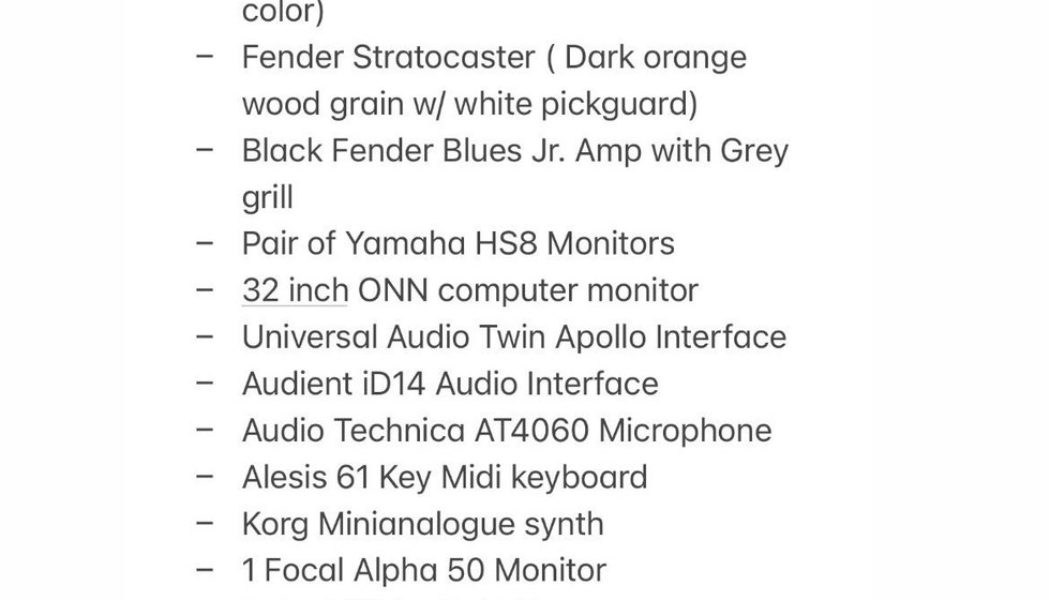 Thieves steal $15K in music equipment from Kakaako studio