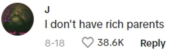 The comment that really irked Kat racked up nearly 40,000 likes