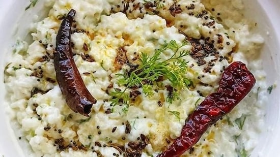 Adding probiotics to your dal-chawal plate can be highly beneficial. "Lastly, finish of your meal with curd. Curd will add probiotics to your meal and help you digest everything well," concludes the Nutritionist.(Photo Instagram)