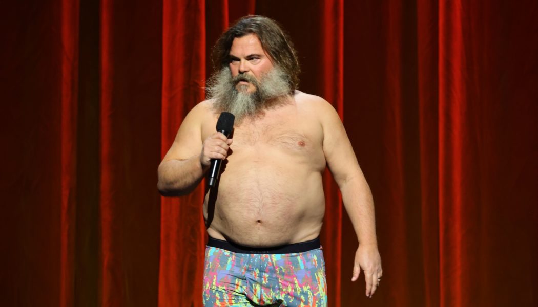 Jack Black strips and sings Taylor Swift's "Anti-Hero" at SAG-AFTRA fundraiser