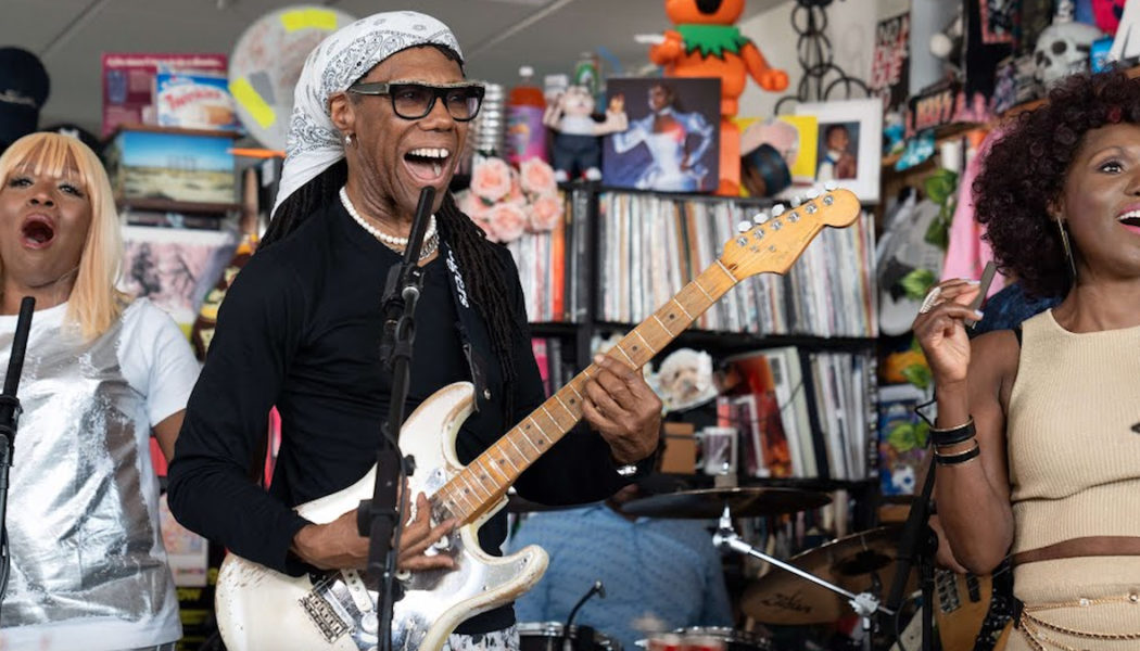 Nile Rodgers performs the funkiest Tiny Desk Concert ever