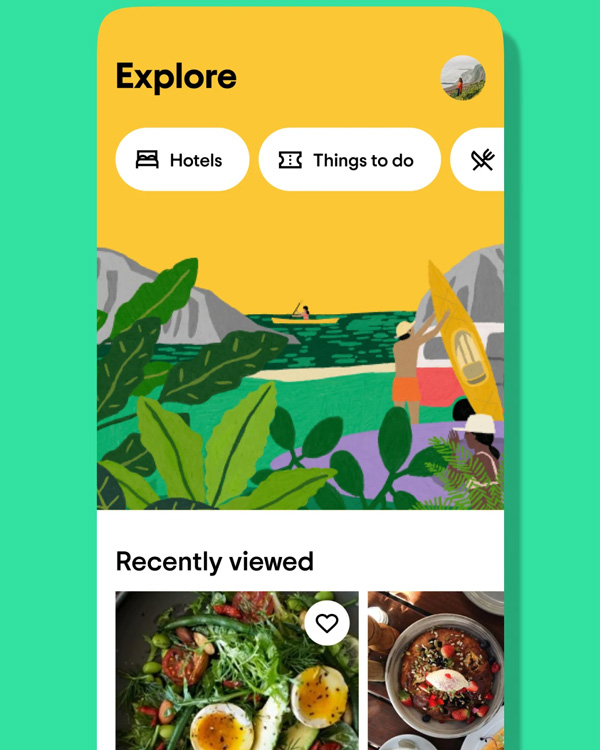 TripAdvisor app screenshot
