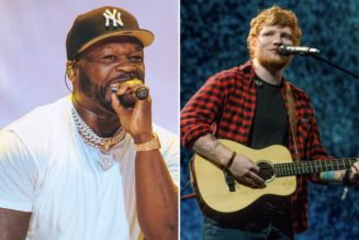 50 Cent brings Ed Sheeran onstage to perform "Shape of You" in London