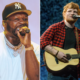 50 Cent brings Ed Sheeran onstage to perform "Shape of You" in London