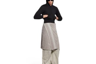 Balenciaga Is Selling A $925 Towel Disguised As A Skir