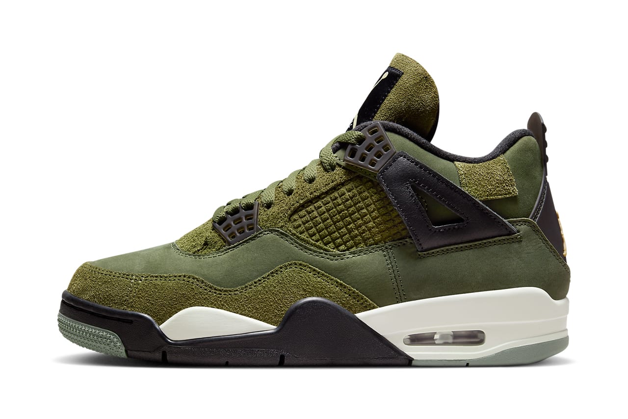 Official Images of the Air Jordan 4 Craft "Medium Olive"