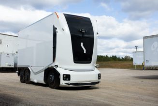 Einride’s drone truck has its first full-time job moving GE appliances around