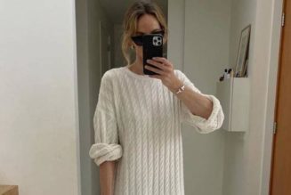 Every Chic Person I Know Wants to Wear This Cosy Dress Style for Winter