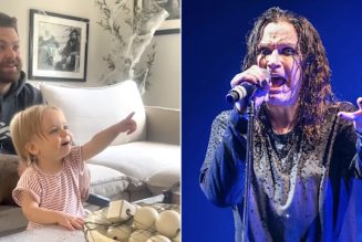 Ozzy Osbourne's 1-year-old granddaughter goes "Crazy" for "Papa" on TV: Watch