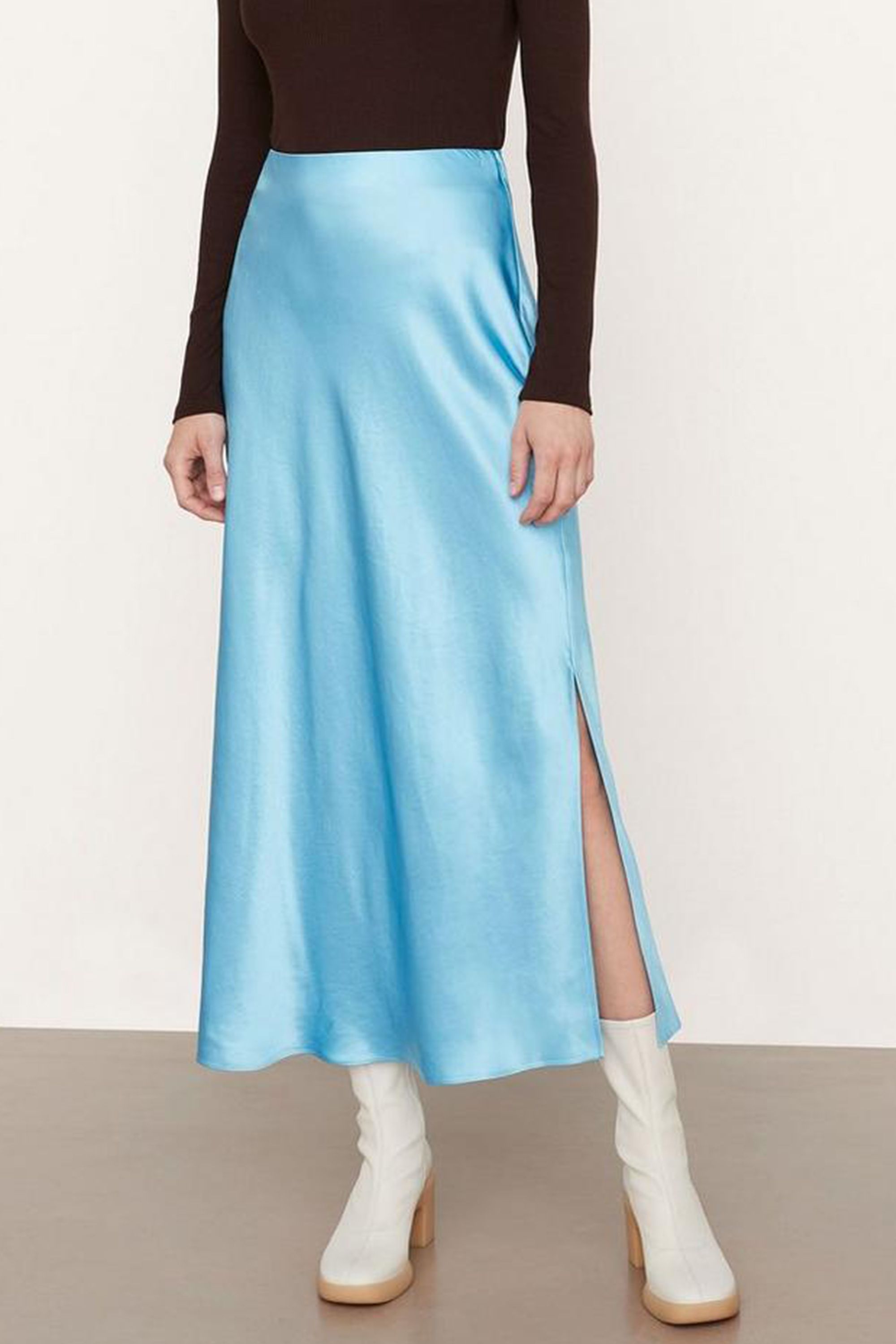 Side Slit Slip Skirt Side Slit Slip Skirt