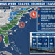 Coastal storm could slow early Christmas travel along East Coast next week