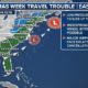East Coast braces for messy, wet weekend as two storms move up coast