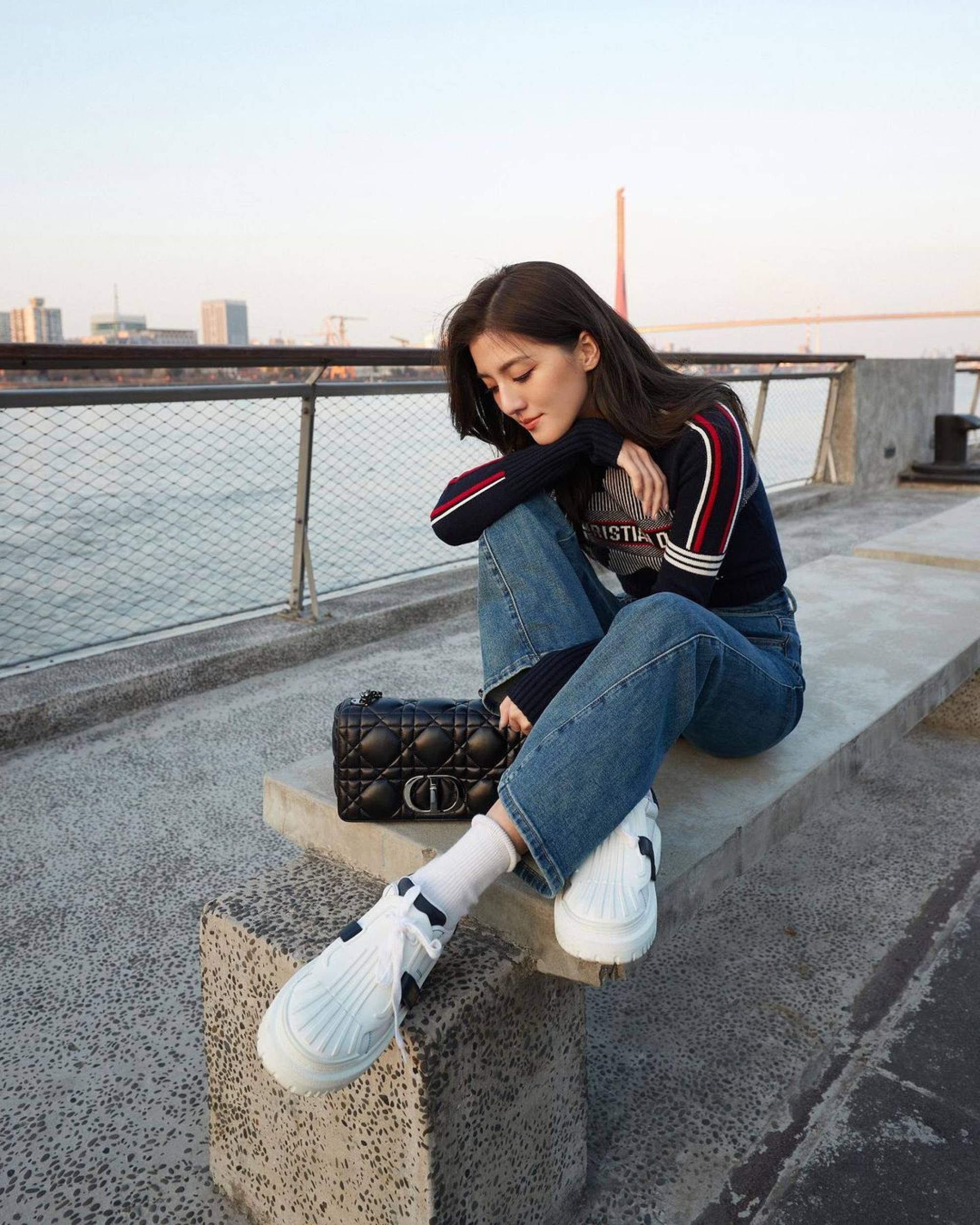 Karena Ng pairing streetwear with luxury brands