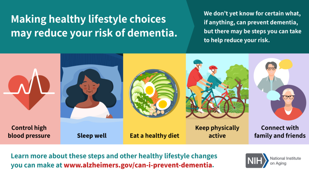 Making Healthy Lifestyle Choices May Reduce Your Risk of Dementia