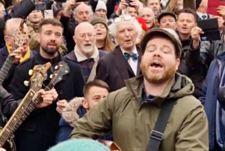Mourners honor Shane MacGowan by singing Pogues songs on the streets of Dublin