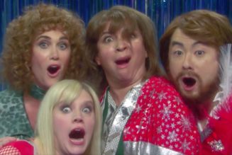 SNL spoofs ABBA in sketch starring Kate McKinnon, Kristen Wiig, and Maya Rudolph