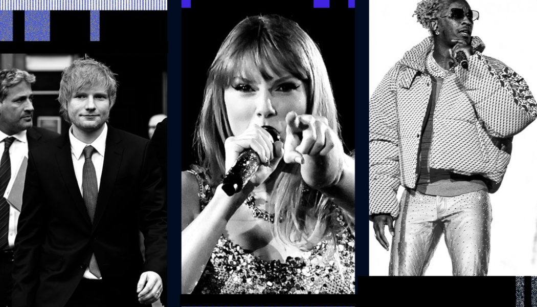 The 10 Biggest Music Law Stories of 2023: #MeToo, AI, Ed Sheeran, Young Thug, Taylor Swift & More