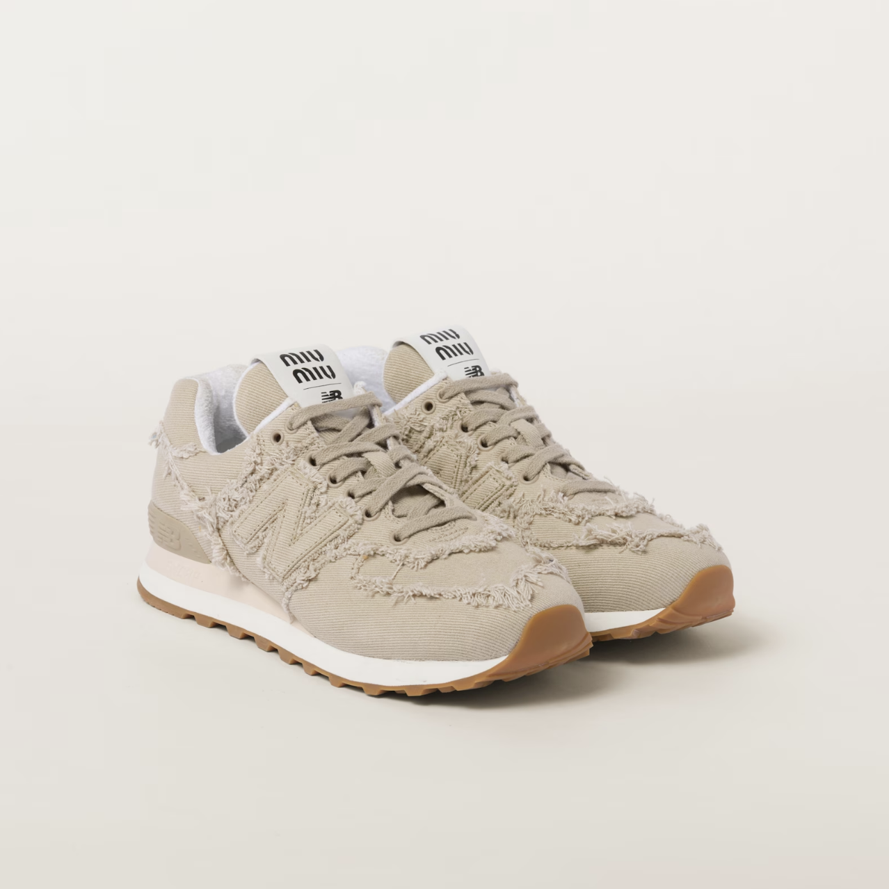 x New Balance 574 Denim Sneakers x New Balance 574 Denim Sneakers