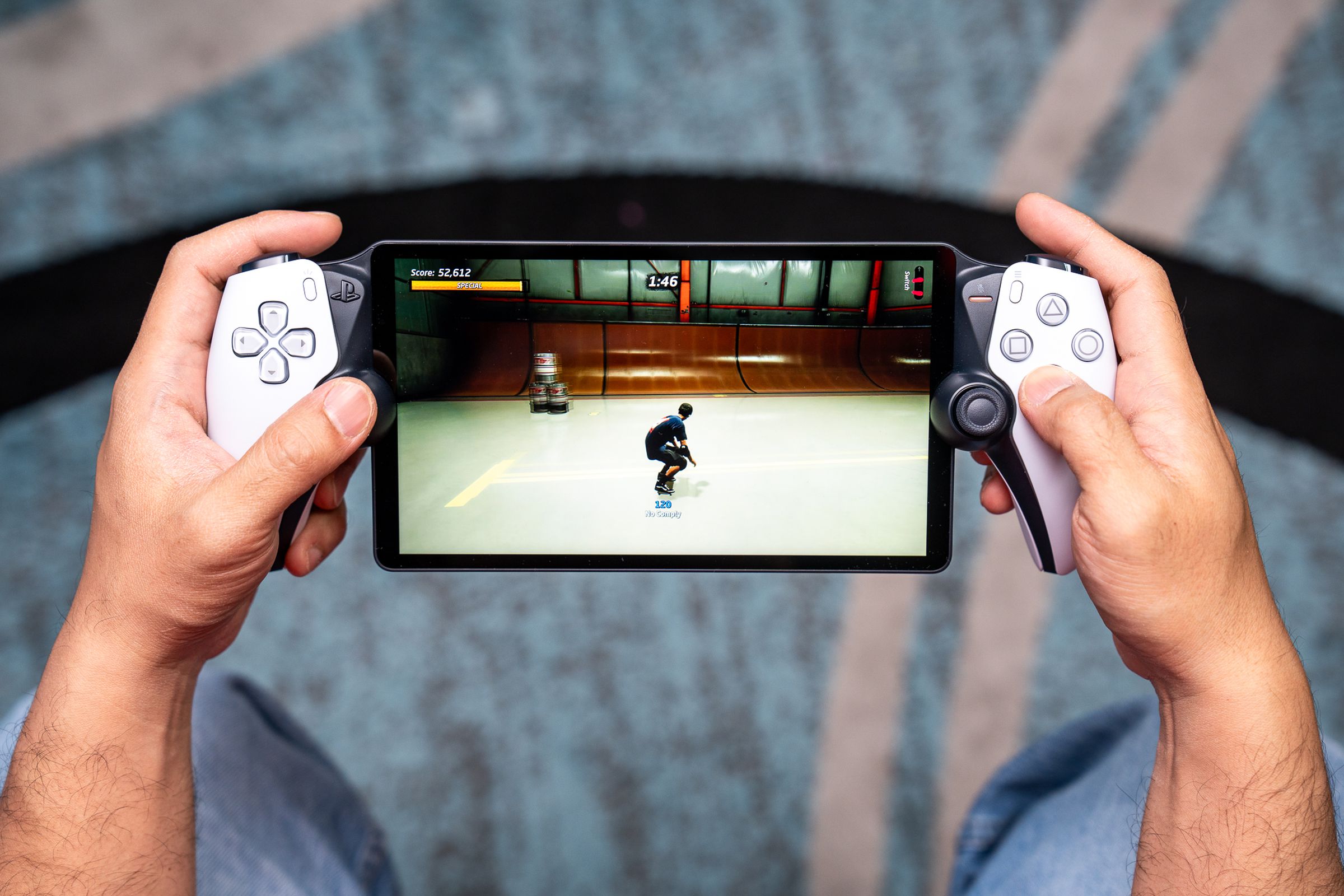 In this photo we were streaming over 30 miles away from my PlayStation 5, and it worked very well. That was, until we accidentally turned off the console while remote — rendering the Portal useless until I returned home.