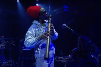 André 3000 performs “That Night in Hawaii When I Turned Into a Panther...” on Colbert