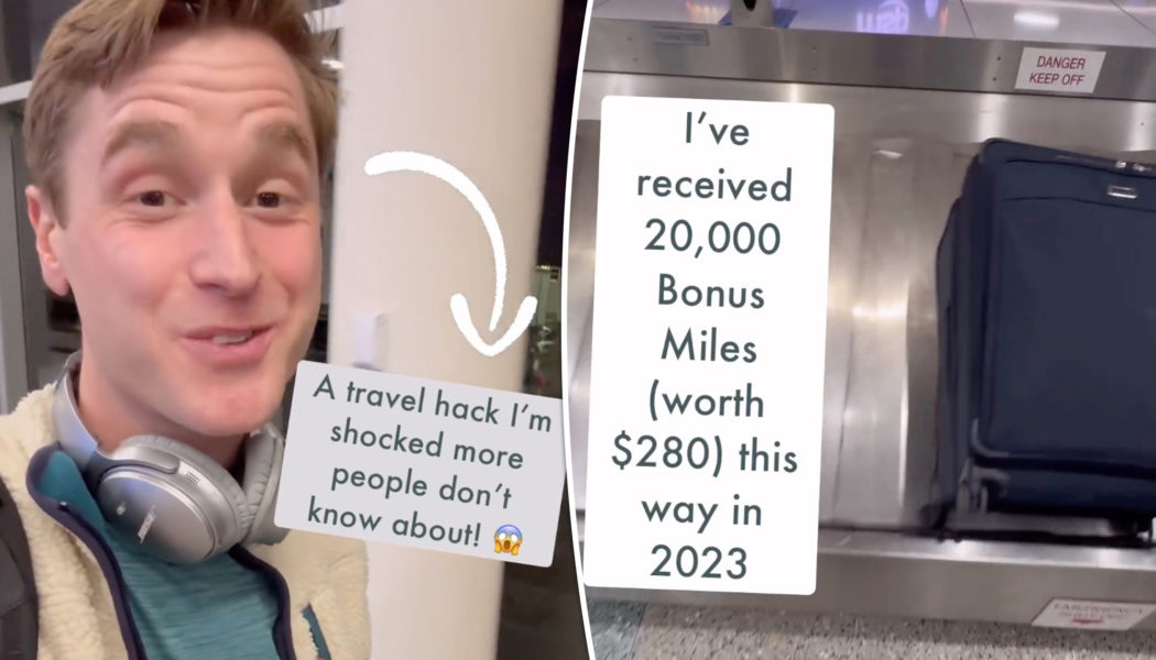 I discovered a travel hack to get free miles — I scored $315 worth just filling out a form