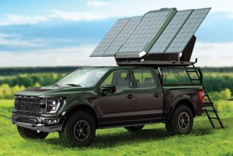 Jackery’s rooftop tent is also a powerful solar generator