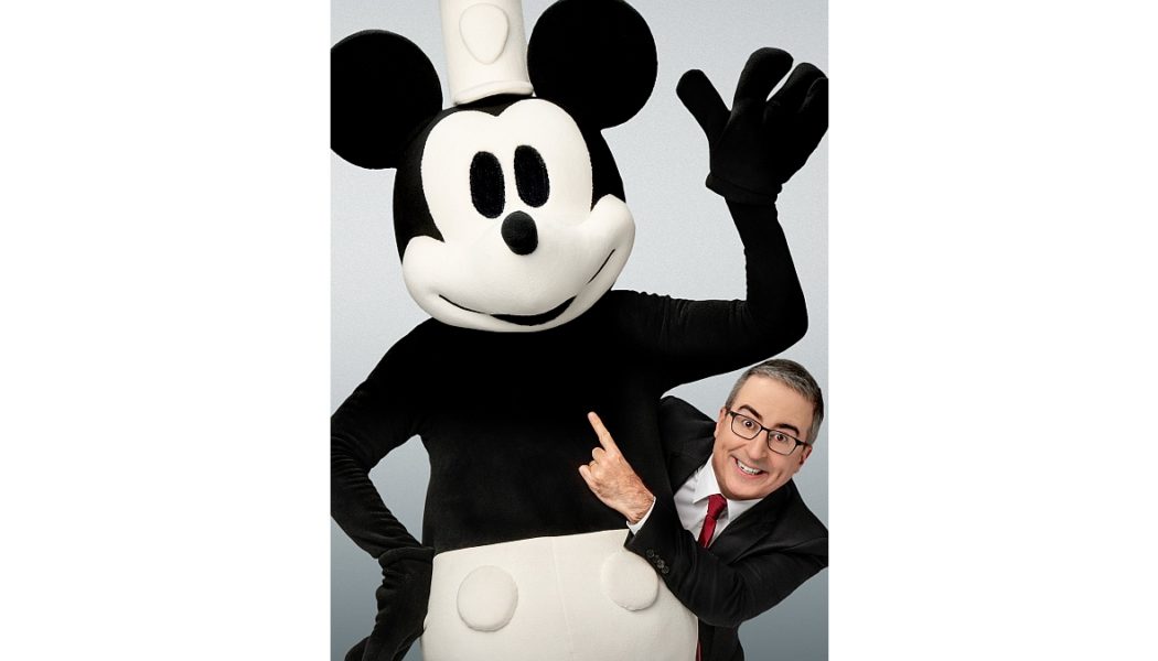 John Oliver taunts Disney with Mickey Mouse knock-off