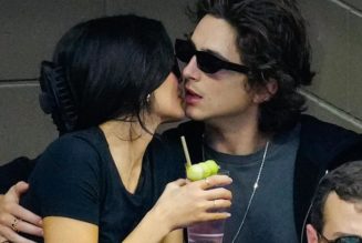 Kylie Jenner Snuck Into the Golden Globes In a Completely Sheer Dress