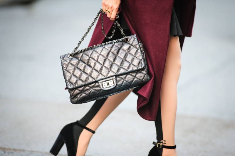 Fashion blogger May Berthelot mixes New Look, Chanel and Rad. Getty Images