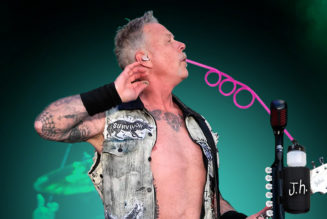 Metallica's James Hetfield thinks a microphone with a built-in straw "could be cool"