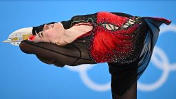 Russian figure skater Kamila Valieva competes in the women's individual figure skating event on Thursday.