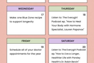 The Everygirl’s January Challenge–Week 3: Optimize Your Health