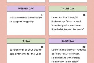 The Everygirl’s January Challenge–Week 3: Optimize Your Health