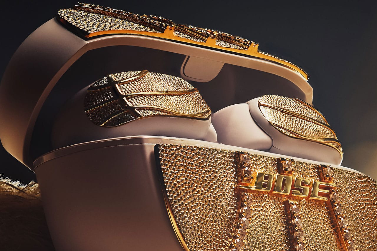 Victor Solomon Ices out Custom Pair of Bose Ultra Open Earbuds