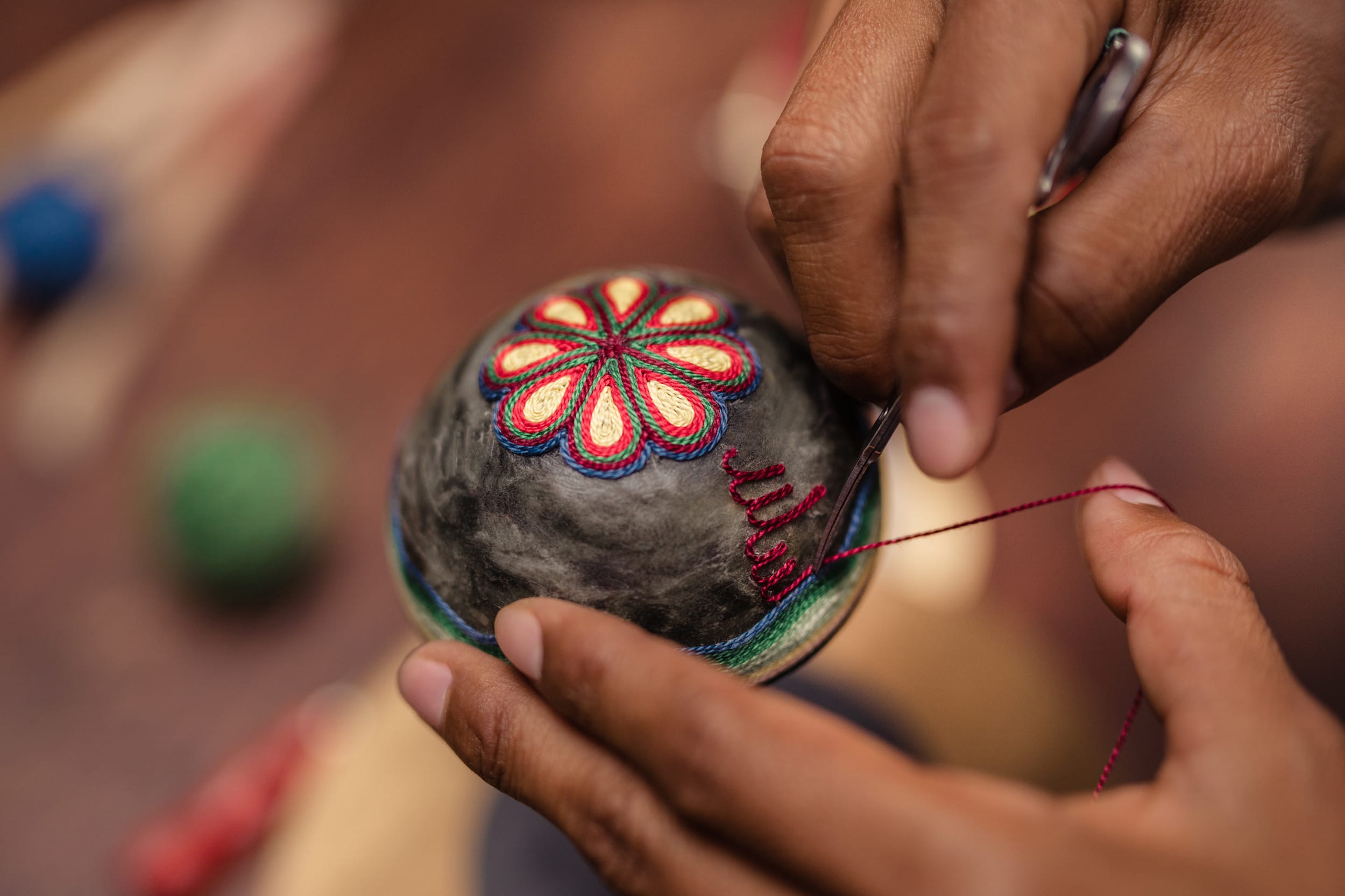 Mexican Artists Craft Beautiful Handmade Caps for Clase Azul Mezcal San Luis Potosí