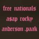 Free Nationals Joins Forces With Anderson .Paak and A$AP Rocky for "Gangsta"