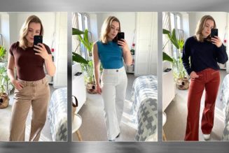 I Tried on a Load of Colourful Jeans—These 5 Shades Looked the Chicest