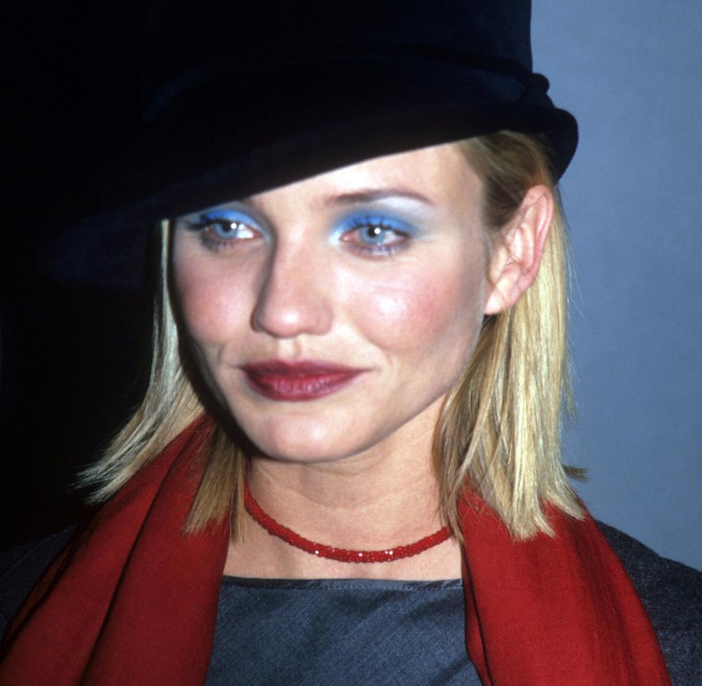 Eisiger Blick: Cameron Diaz trug das blaue Eye-Makeup bereits im Jahr 1998