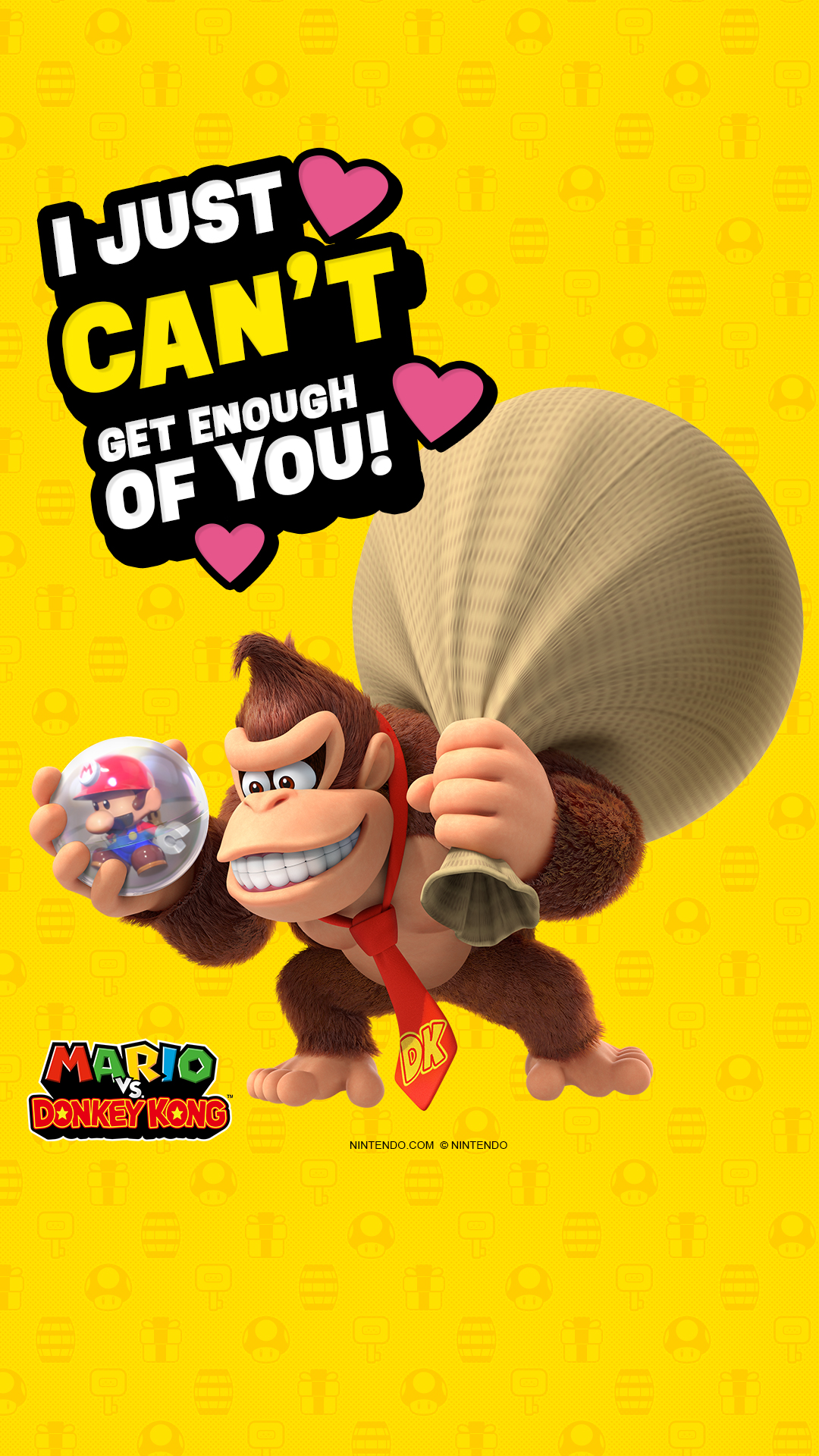 Mario vs. Donkey Kong Valentines Day eCards