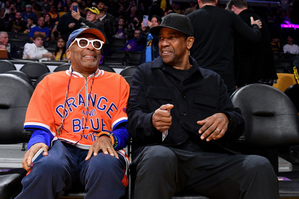 Celebrities At The Los Angeles Lakers Game