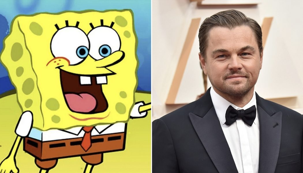 SpongeBob roasted Leonardo DiCaprio about dating history during Nickelodeon's Super Bowl broadcast