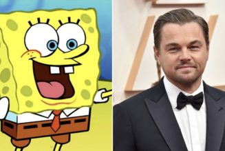 SpongeBob roasted Leonardo DiCaprio about dating history during Nickelodeon's Super Bowl broadcast