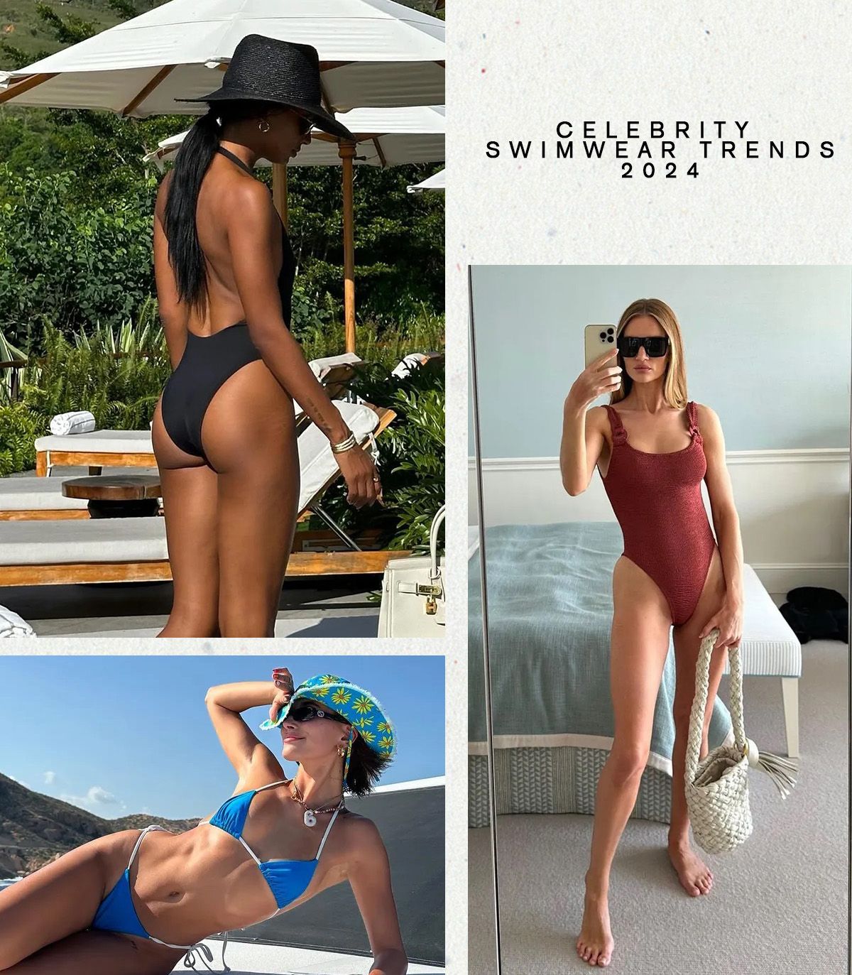 CELEB SWIMWEAR TRENDS 2024