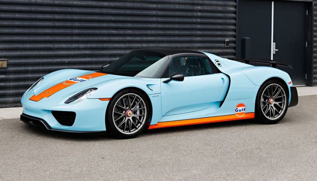 Rare 2015 Porsche 918 Spyder Weissach Expected to Fetch $3M USD at Auction