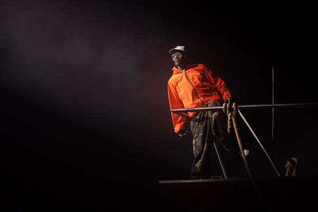 Lil Yachty performs in the Mojave tent on day three...