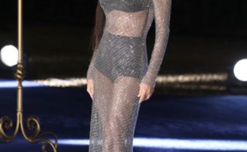 Demi Moore Just Wore a Naked Dress Made Entirely of Crystals