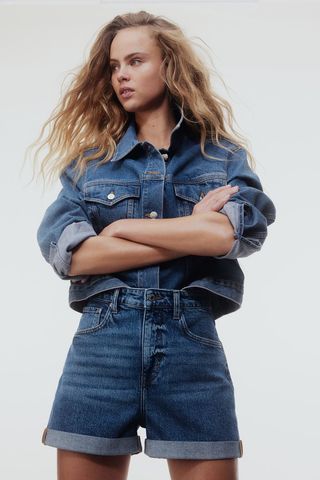 Mom Ultra High Denim Shorts