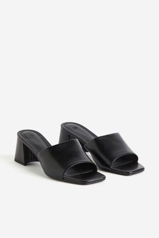Block-Heeled Mules